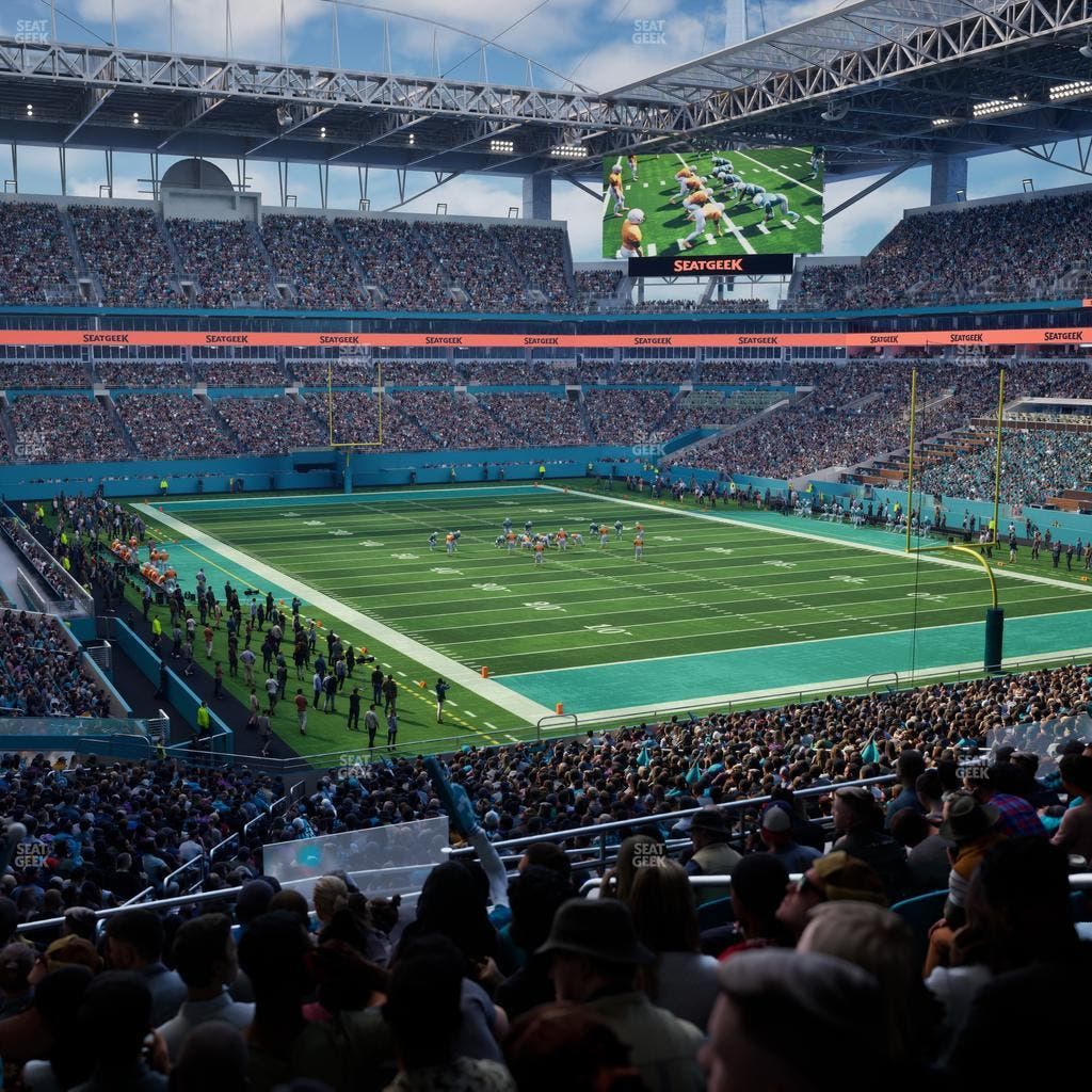 Hard Rock Stadium - Section 208 Seat View