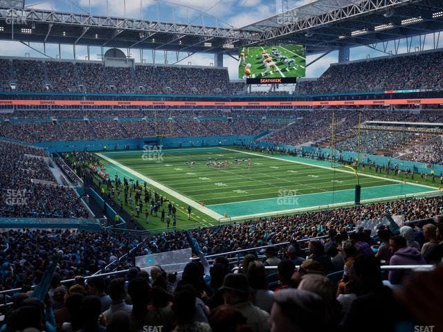 Hard Rock Stadium - Section 208 Seat View