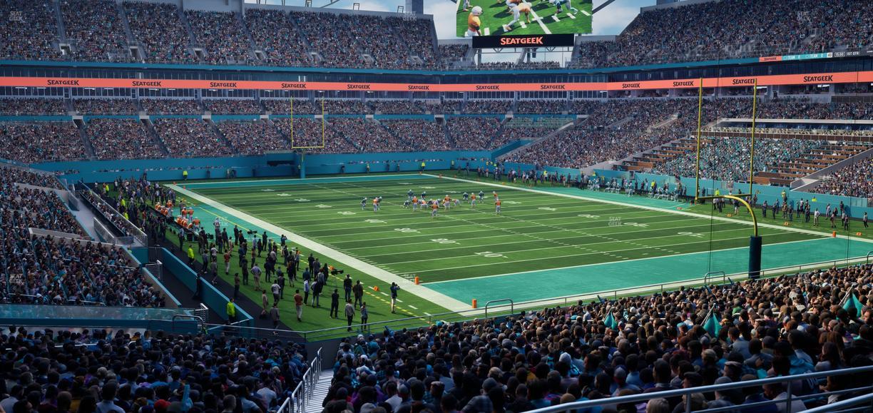 Hard Rock Stadium - Section 208 Seat View