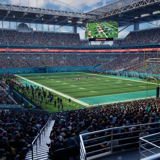 Hard Rock Stadium - Section 208 Seat View