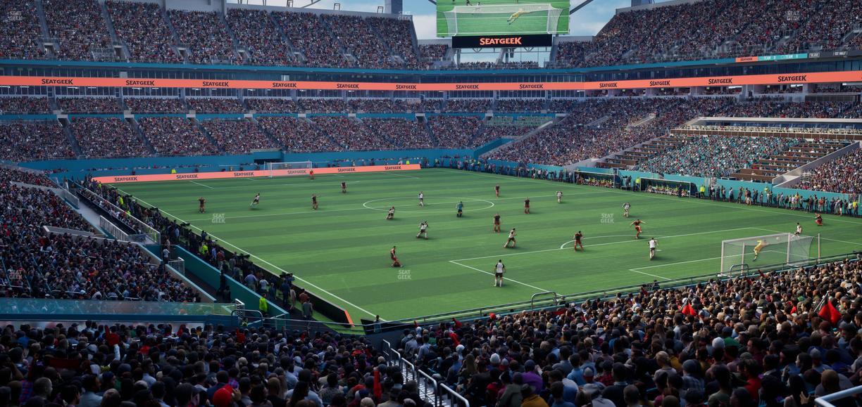 Hard Rock Stadium - Section 209 Seat View