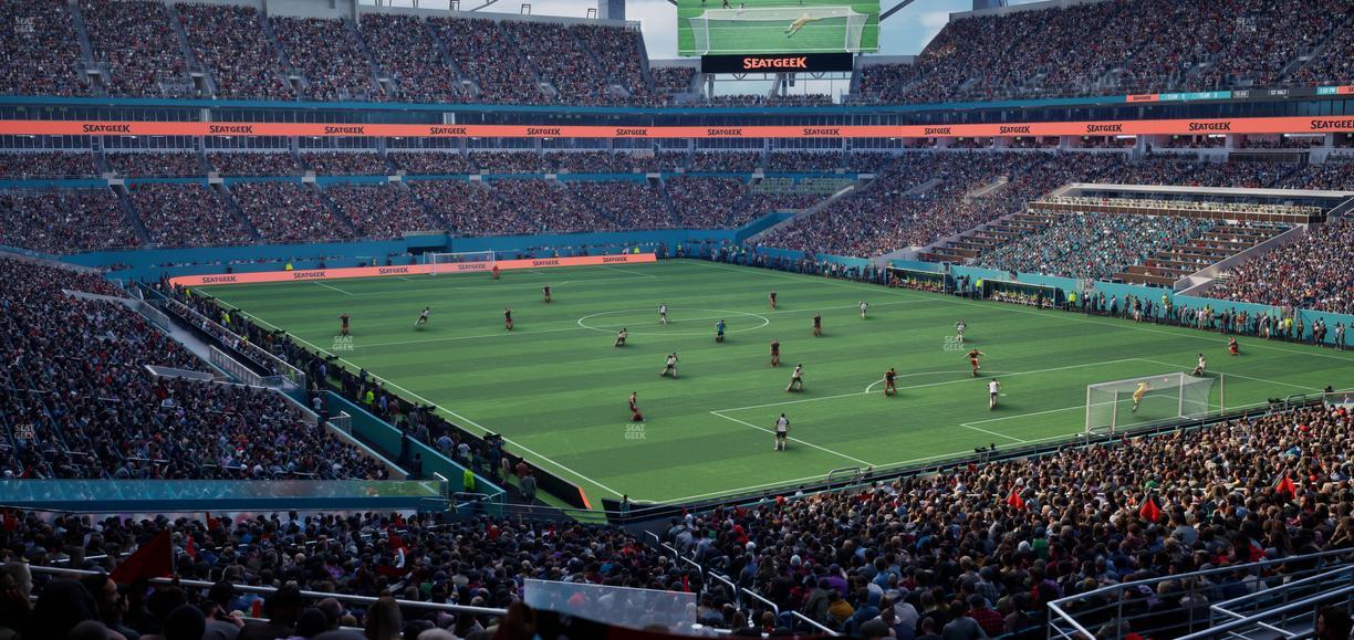 Hard Rock Stadium - Section 209 Seat View