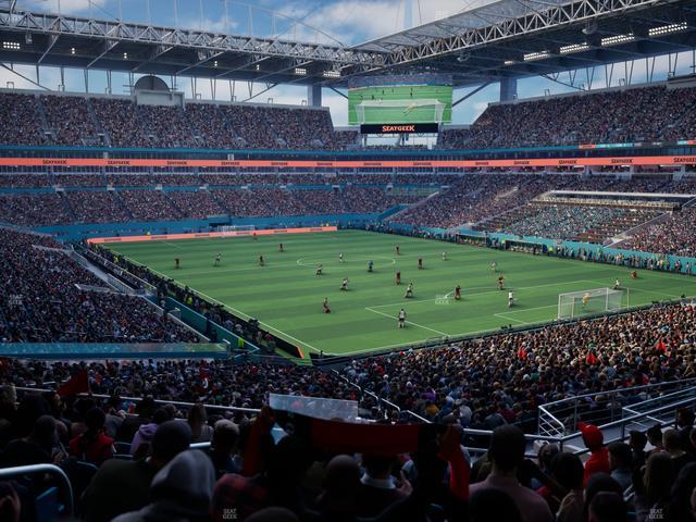 Hard Rock Stadium - Section 209 Seat View Hard Rock Stadium - Section 209 Seat View