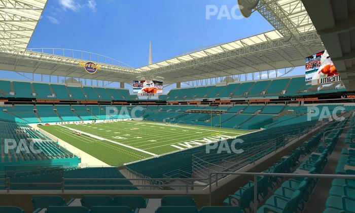 Hard Rock Stadium - Section 209 Seat View