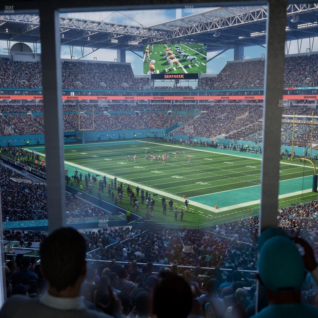 Hard Rock Stadium - Section 210 Corner Club Seat View