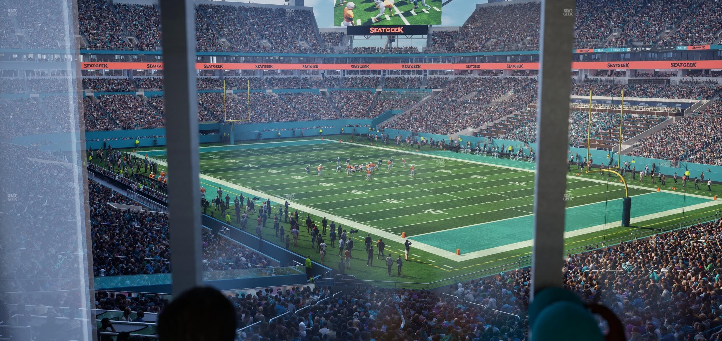 Hard Rock Stadium - Section 210 Corner Club Seat View