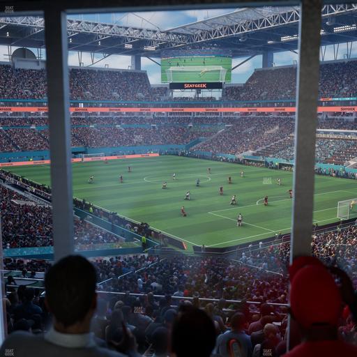 Hard Rock Stadium - Section 210 Corner Club Seat View