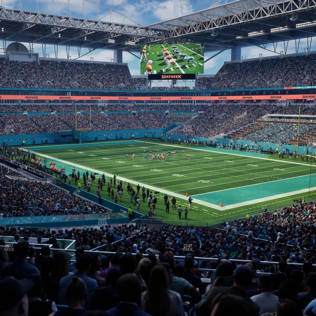 Hard Rock Stadium - Section 210 Seat View