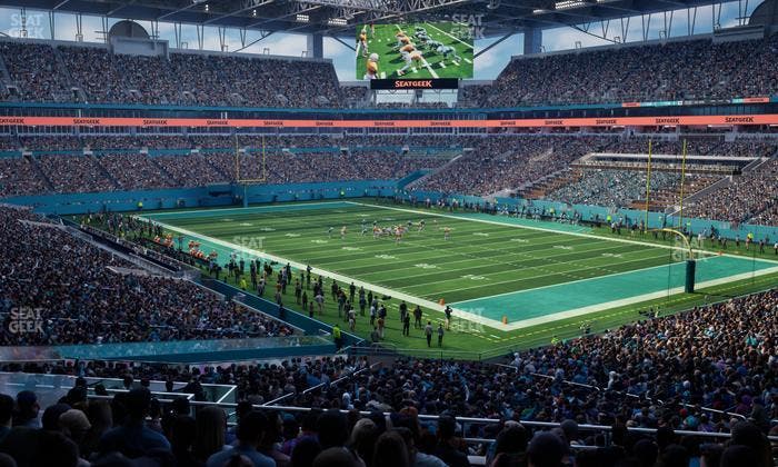 Hard Rock Stadium - Section 210 Seat View