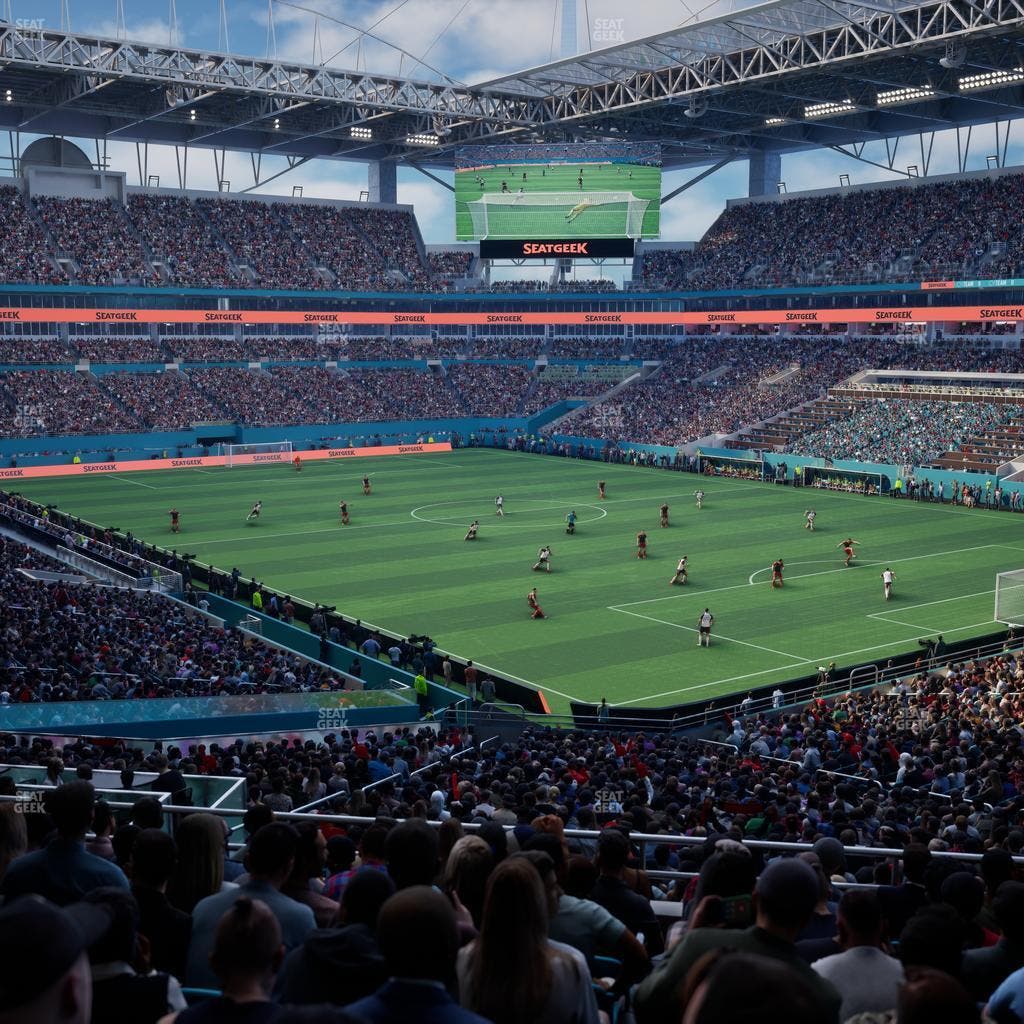 Hard Rock Stadium - Section 210 Seat View