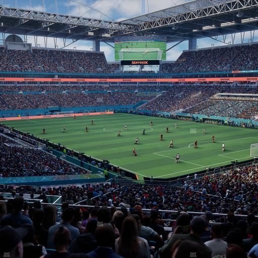 Hard Rock Stadium - Section 210 Seat View