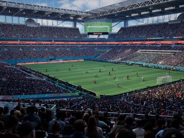 Hard Rock Stadium - Section 210 Seat View Hard Rock Stadium - Section 210 Seat View