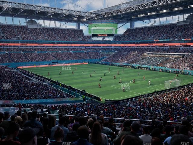Hard Rock Stadium - Section 210 Seat View