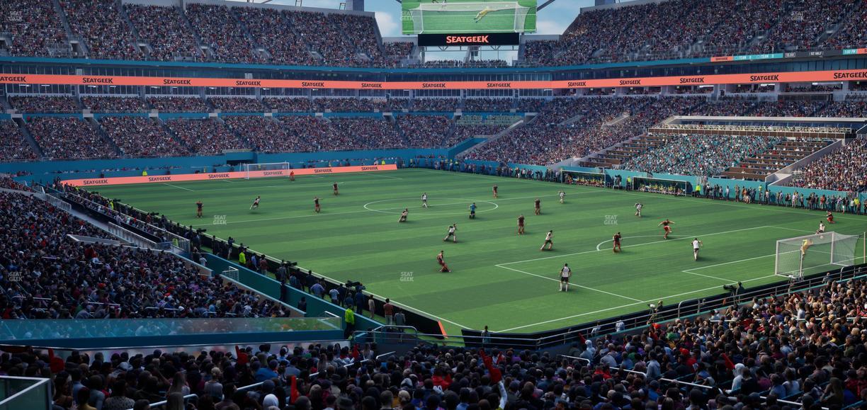 Hard Rock Stadium - Section 210 Seat View
