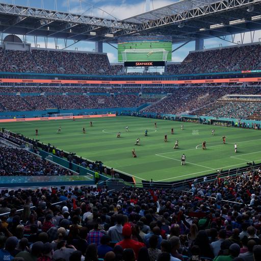 Hard Rock Stadium - Section 210 Seat View