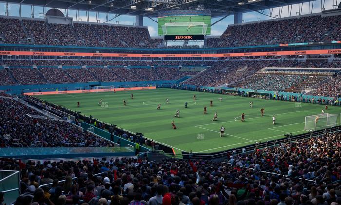 Hard Rock Stadium - Section 210 Seat View