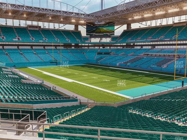Hard Rock Stadium - Section 210 Seat View