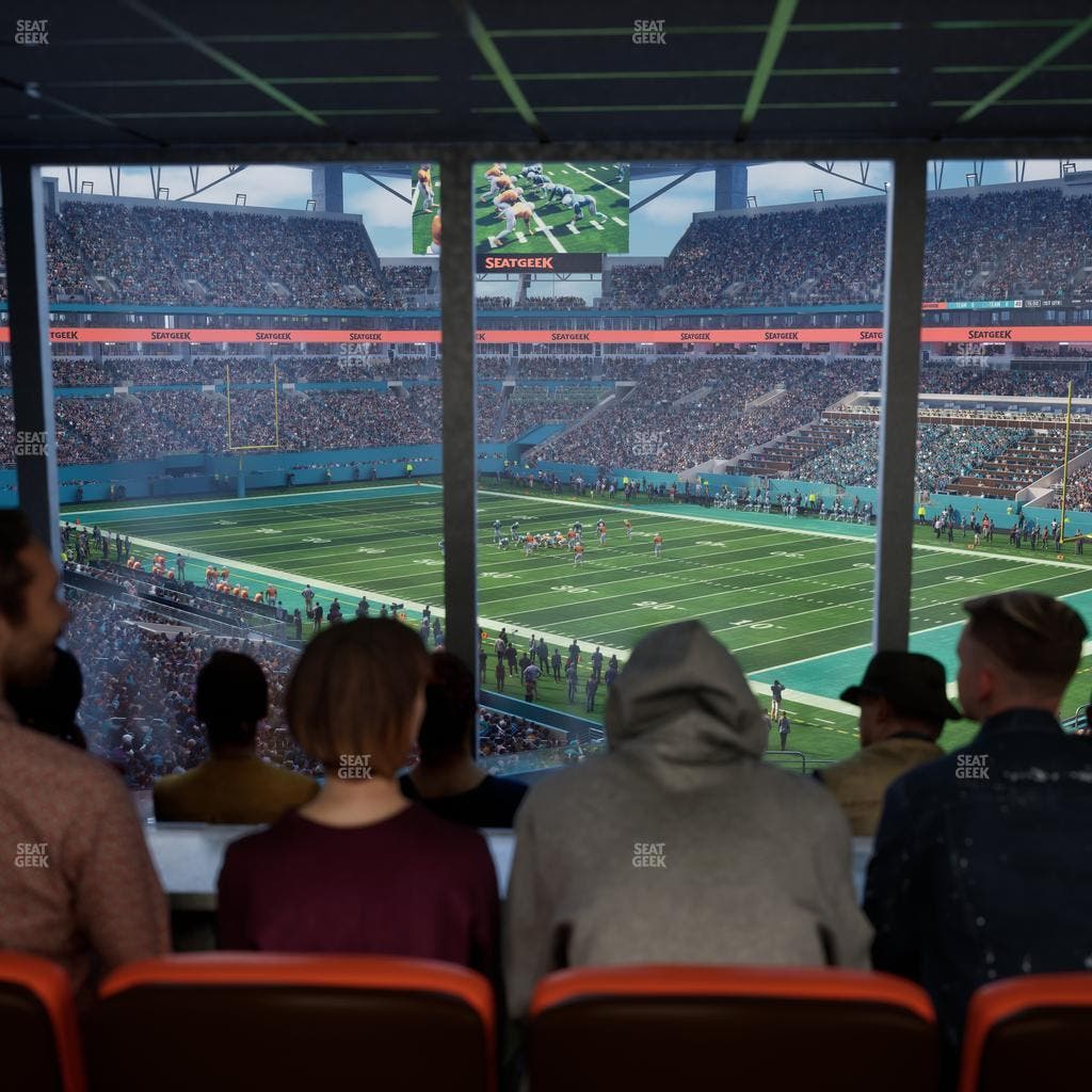 Hard Rock Stadium - Section 211 Corner Club Seat View
