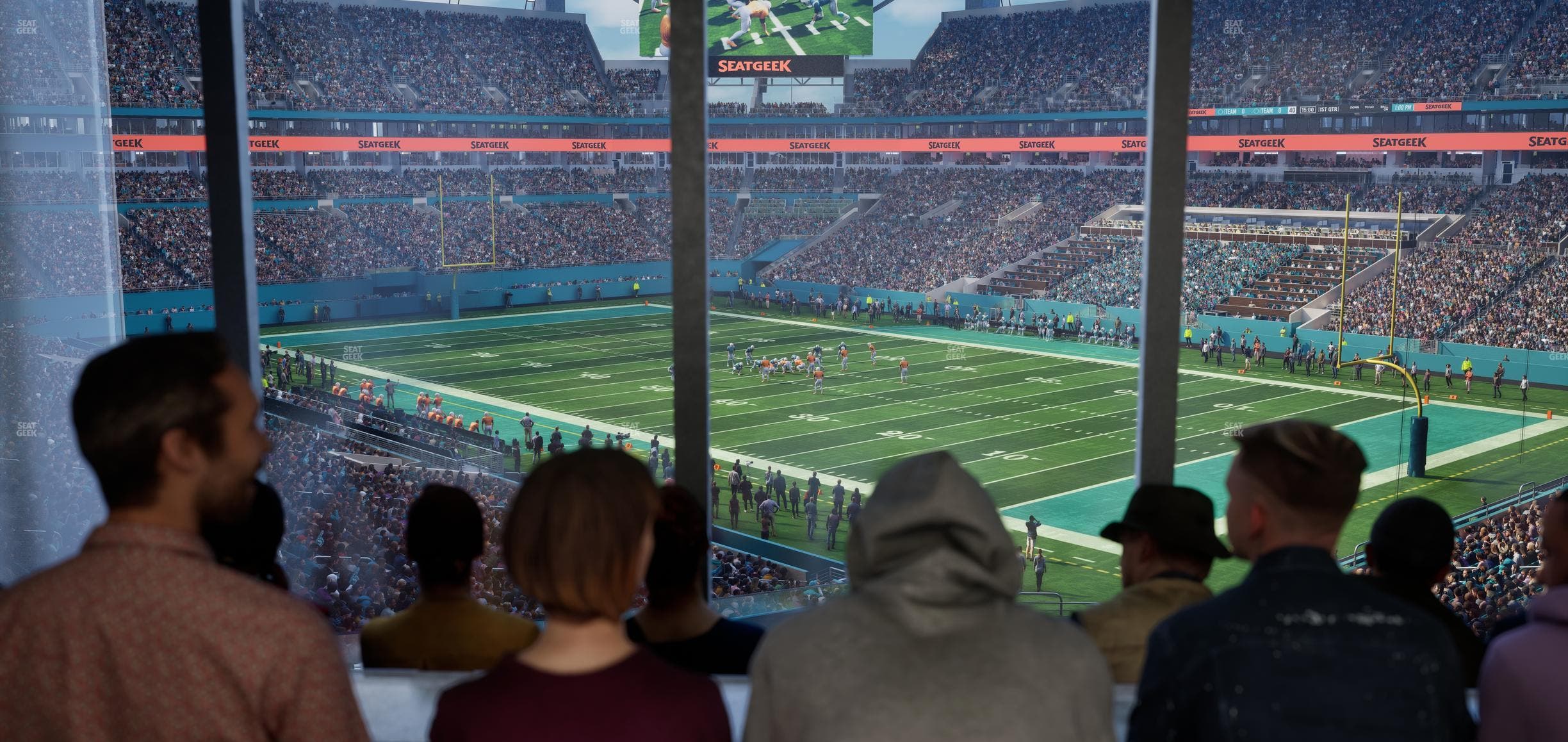 Hard Rock Stadium - Section 211 Corner Club Seat View