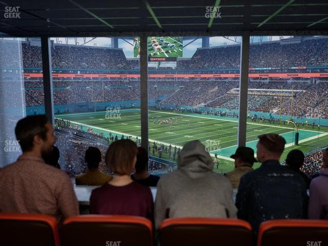 Hard Rock Stadium - Section 211 Corner Club Seat View
