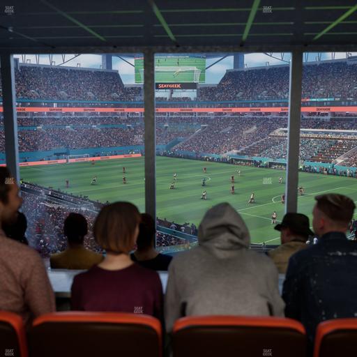 Hard Rock Stadium - Section 211 Corner Club Seat View