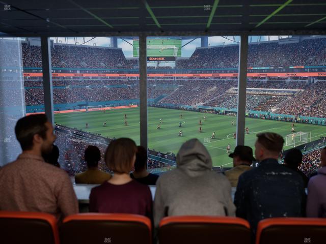 Hard Rock Stadium - Section 211 Corner Club Seat View Hard Rock Stadium - Section 211 Corner Club Seat View