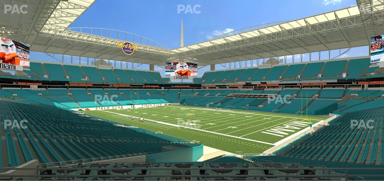Hard Rock Stadium - Section 211 Seat View
