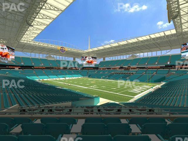 Hard Rock Stadium - Section 211 Seat View