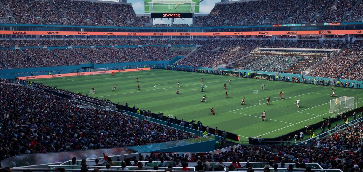 Hard Rock Stadium - Section 211 Seat View