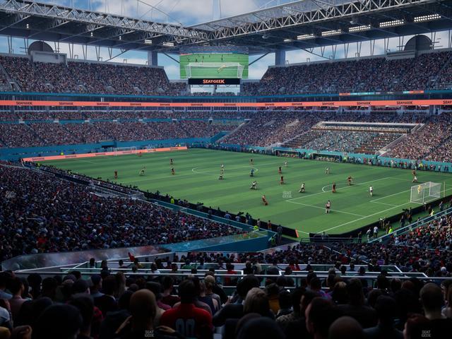 Hard Rock Stadium - Section 211 Seat View Hard Rock Stadium - Section 211 Seat View