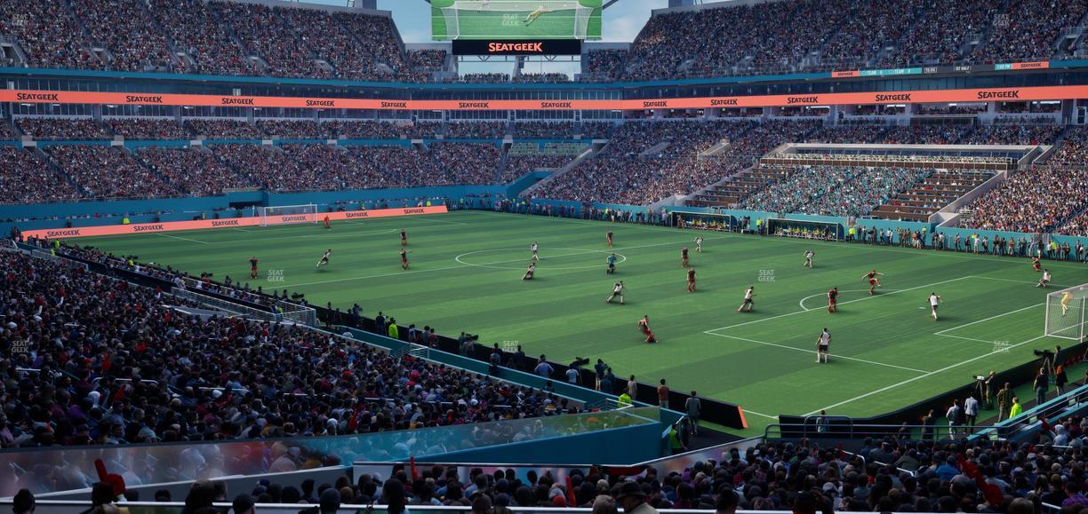 Hard Rock Stadium - Section 211 Seat View