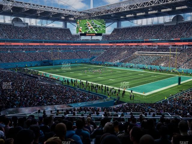 Hard Rock Stadium - Section 211 Seat View