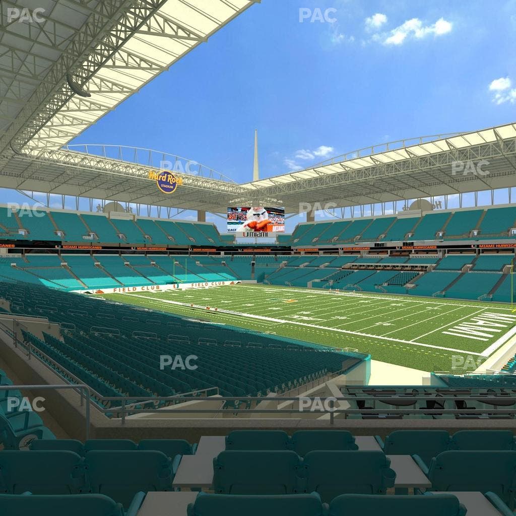 Hard Rock Stadium - Section 212 Seat View