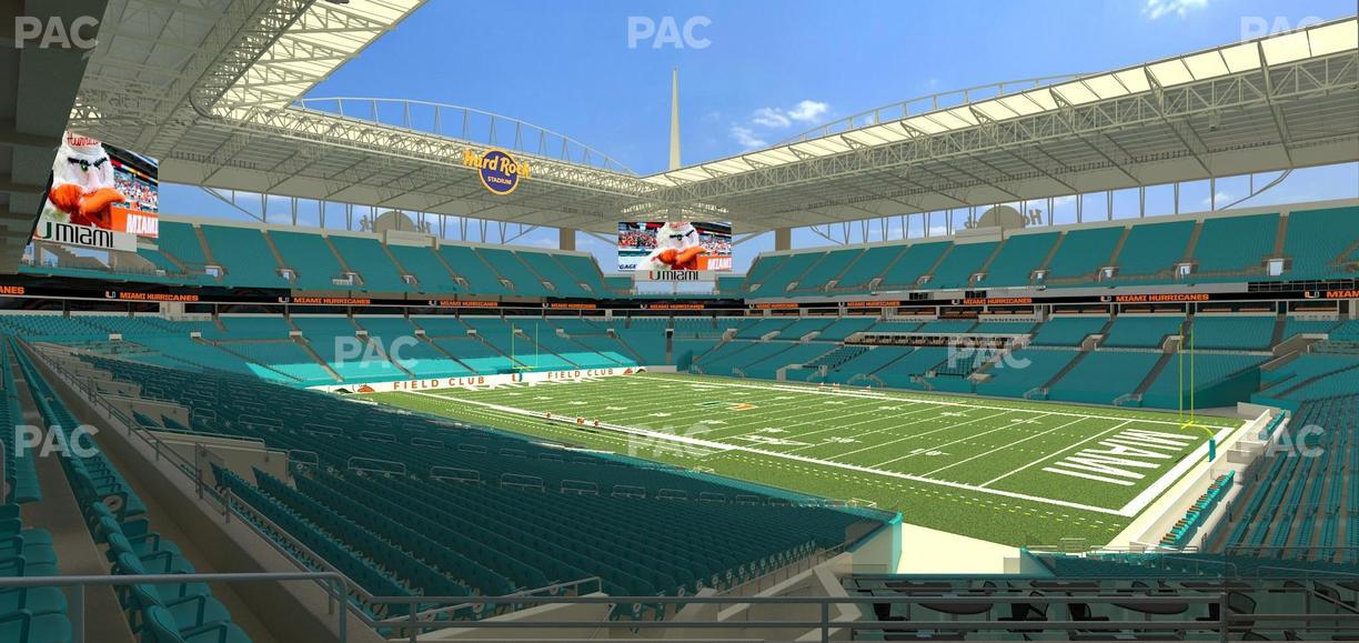 Hard Rock Stadium - Section 212 Seat View