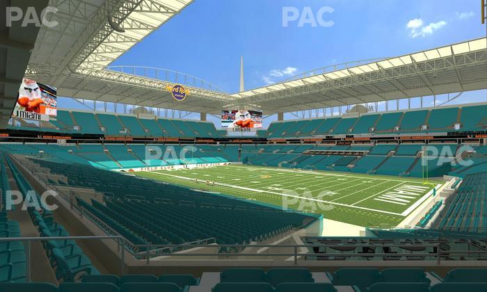 Hard Rock Stadium - Section 212 Seat View