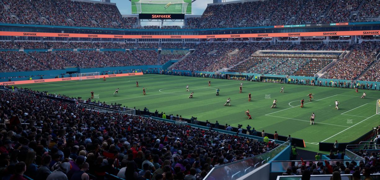 Hard Rock Stadium - Section 212 Seat View