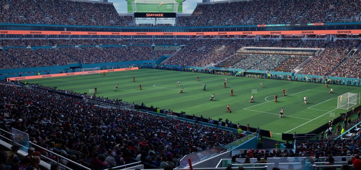 Hard Rock Stadium - Section 212 Seat View