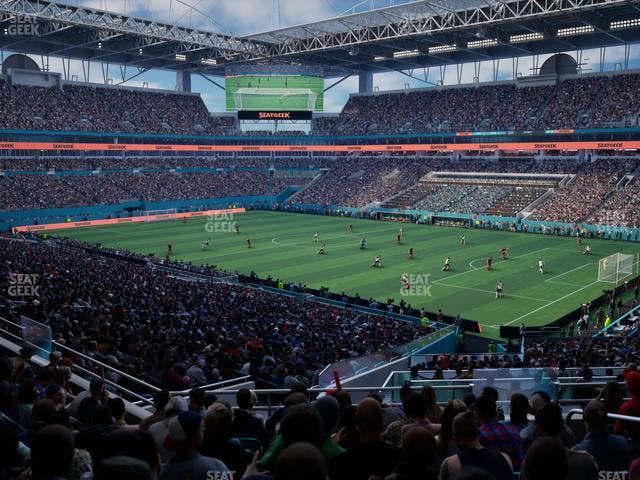 Hard Rock Stadium - Section 212 Seat View