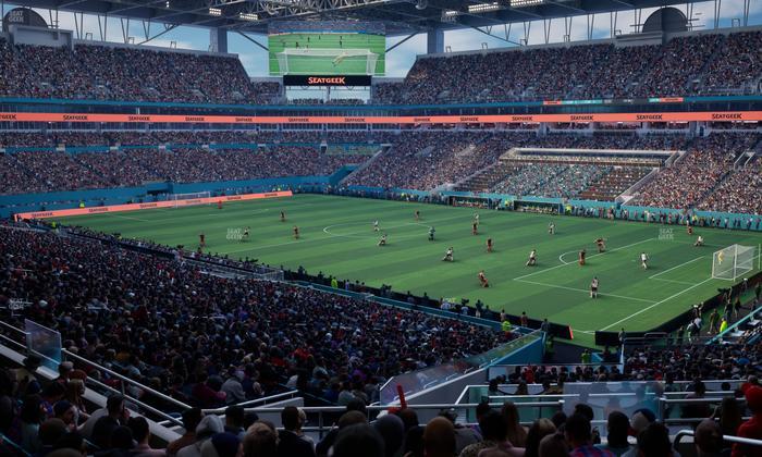 Hard Rock Stadium - Section 212 Seat View