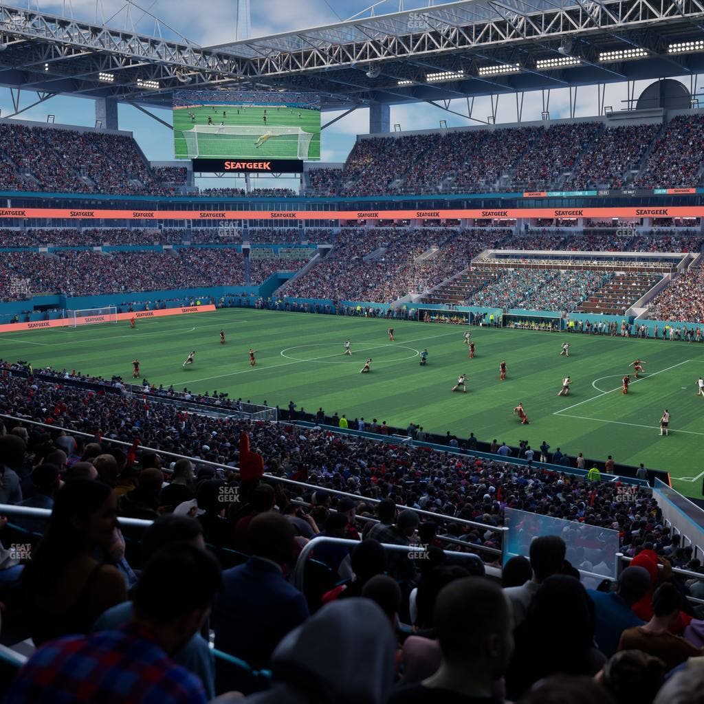 Hard Rock Stadium - Section 213 Seat View