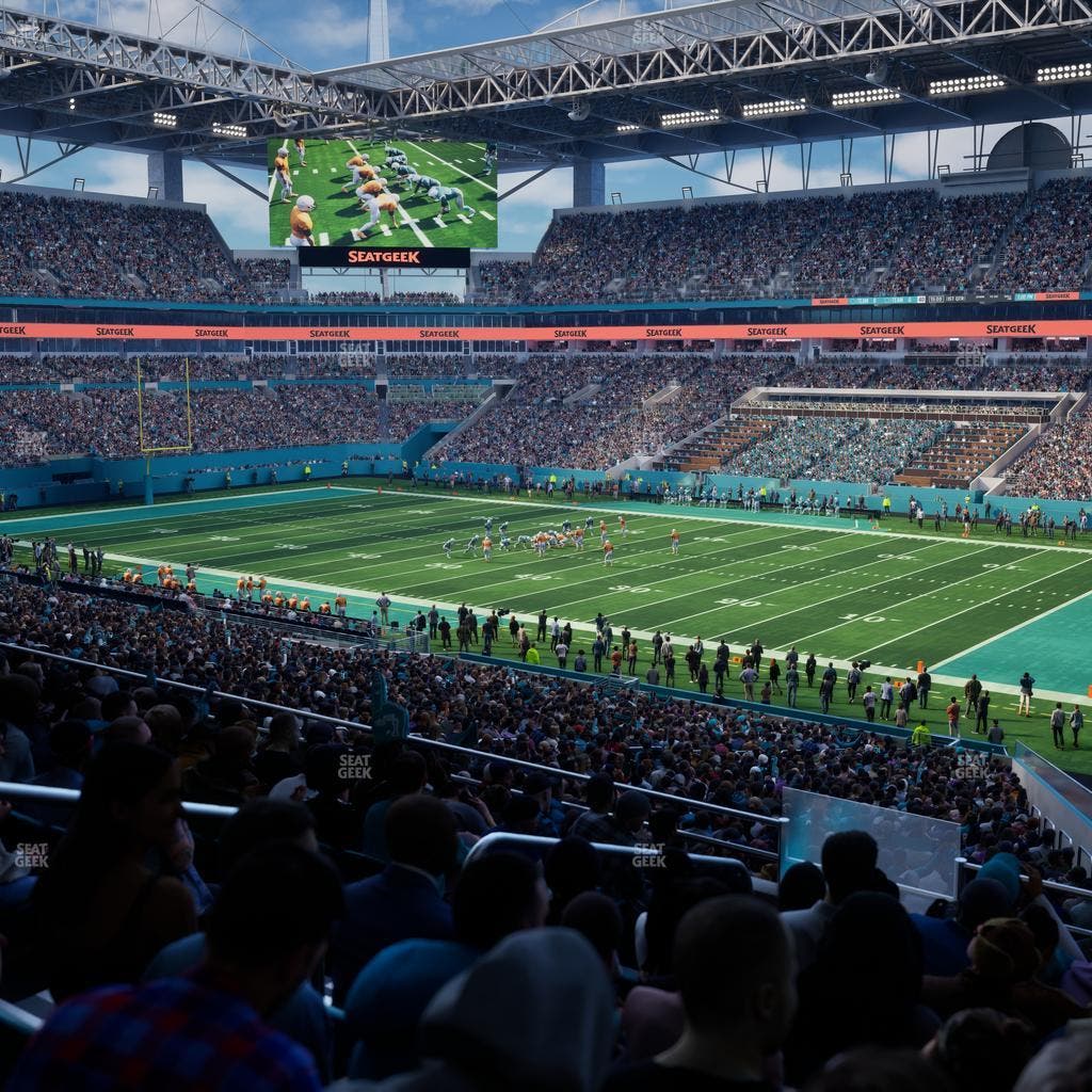 Hard Rock Stadium - Section 213 Seat View