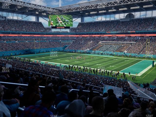 Hard Rock Stadium - Section 213 Seat View
