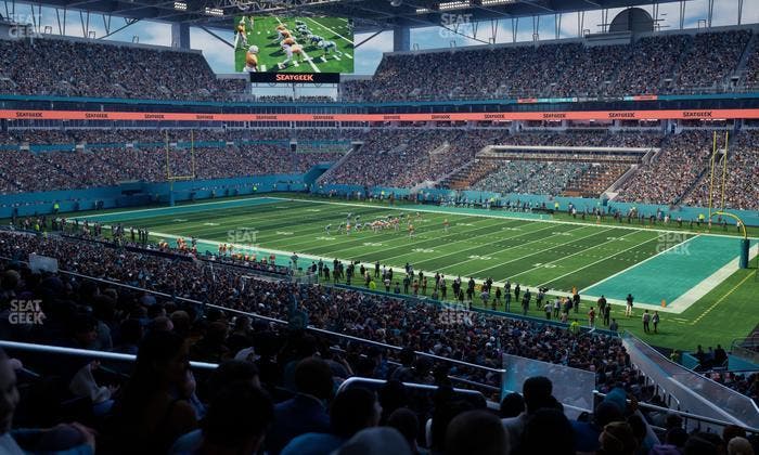 Hard Rock Stadium - Section 213 Seat View