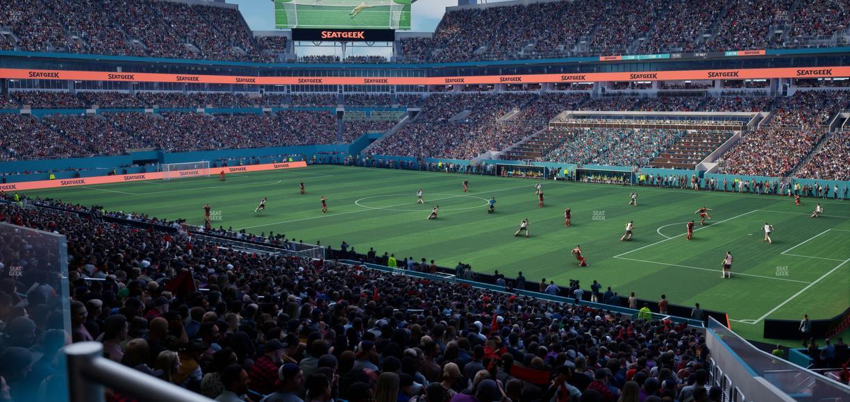 Hard Rock Stadium - Section 213 Seat View