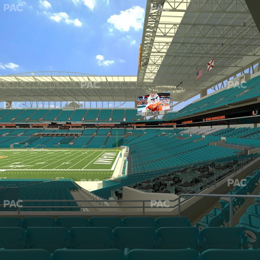 Hard Rock Stadium - Section 213 Seat View