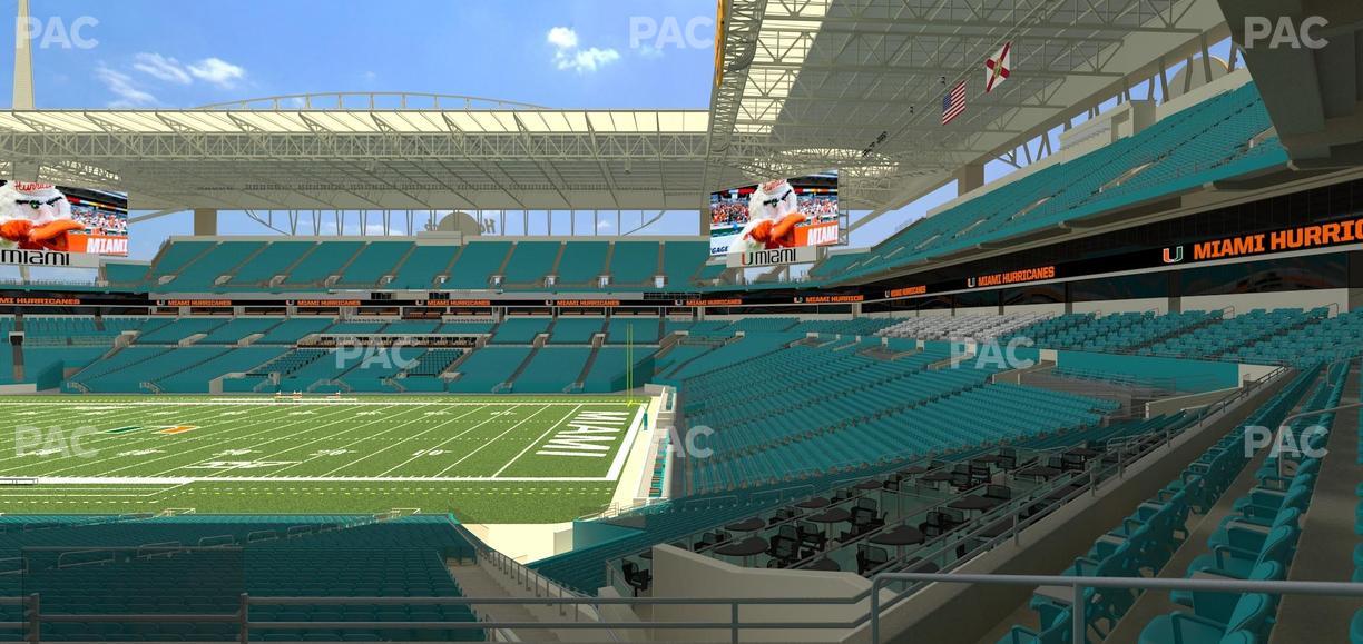 Hard Rock Stadium - Section 213 Seat View