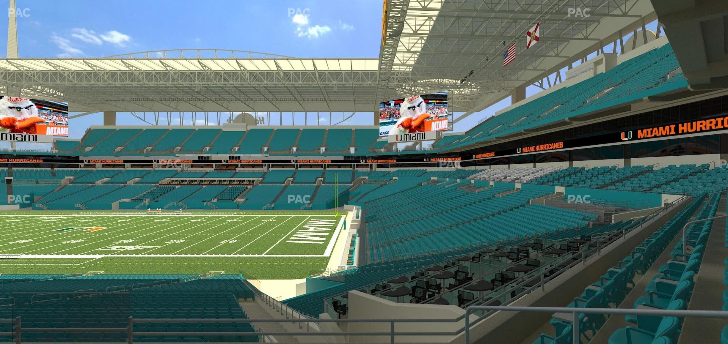 Hard Rock Stadium - Section 213 Seat View