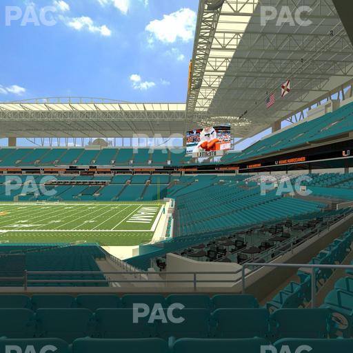 Hard Rock Stadium - Section 213 Seat View