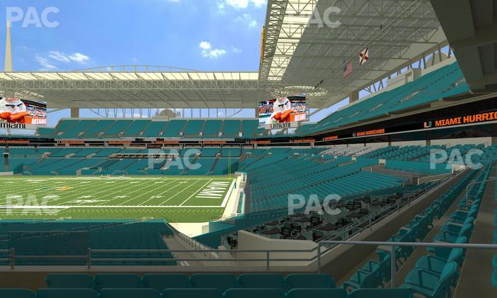 Hard Rock Stadium - Section 213 Seat View