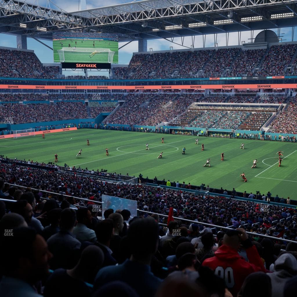 Hard Rock Stadium - Section 214 Seat View